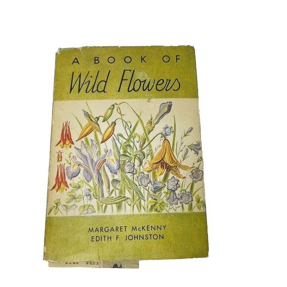 Book of Wildflower 1939 with Pressed Floral Lady Slipper  Margaret McKenny - Picture 1 of 11